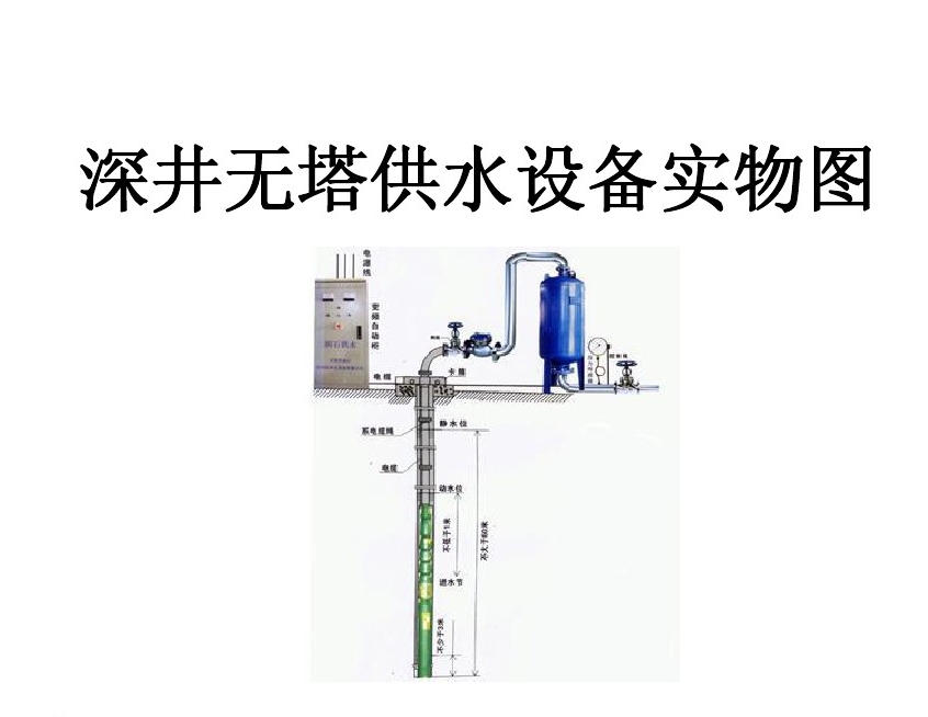 张家口经开区井泵无塔式供水设备